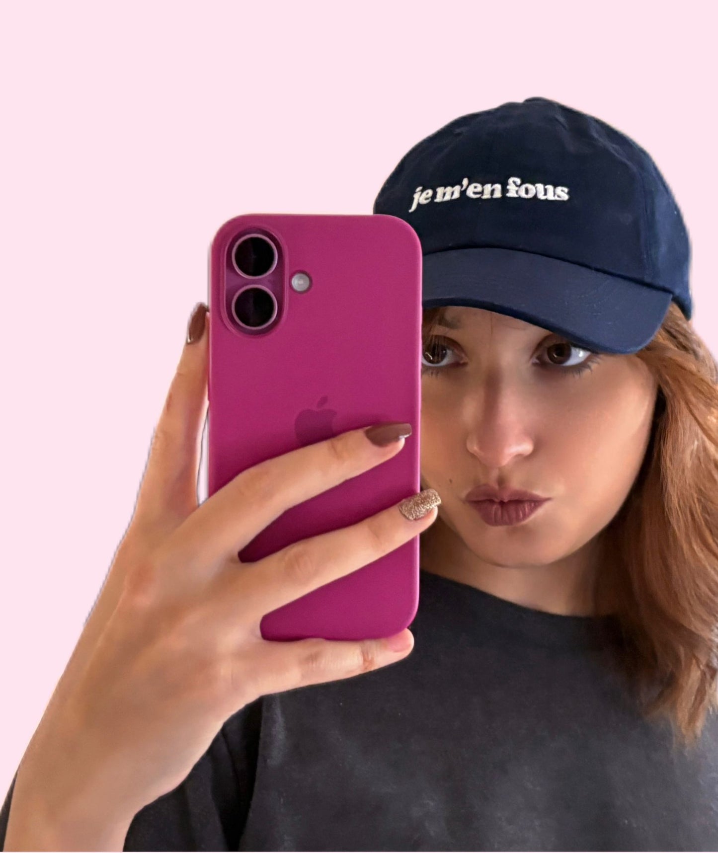 Casquette “Je m’en fous” (Bleu)