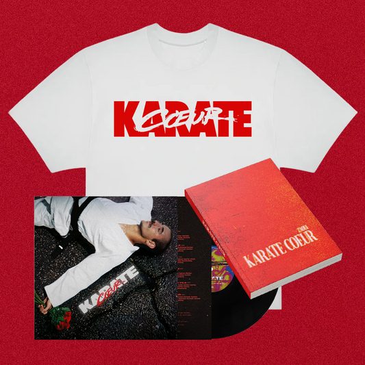 SuperPack "Karaté Coeur" - CD ou Vinyle + Livre + Tshirt Blanc