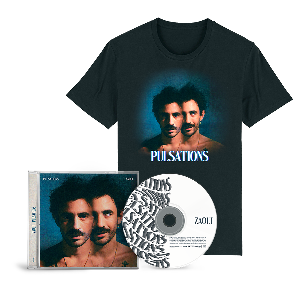 Nouveau TEE PACK PULSATIONS | Album + T-shirt | Zaoui