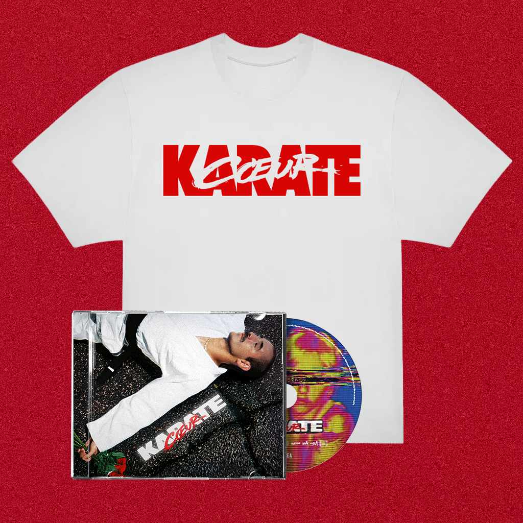 Pack "Karaté Coeur" - CD ou Vinyle + Tshirt Blanc