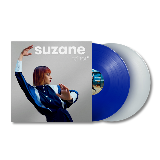 Double vinyle blanc et bleu Toï Toï | Suzane