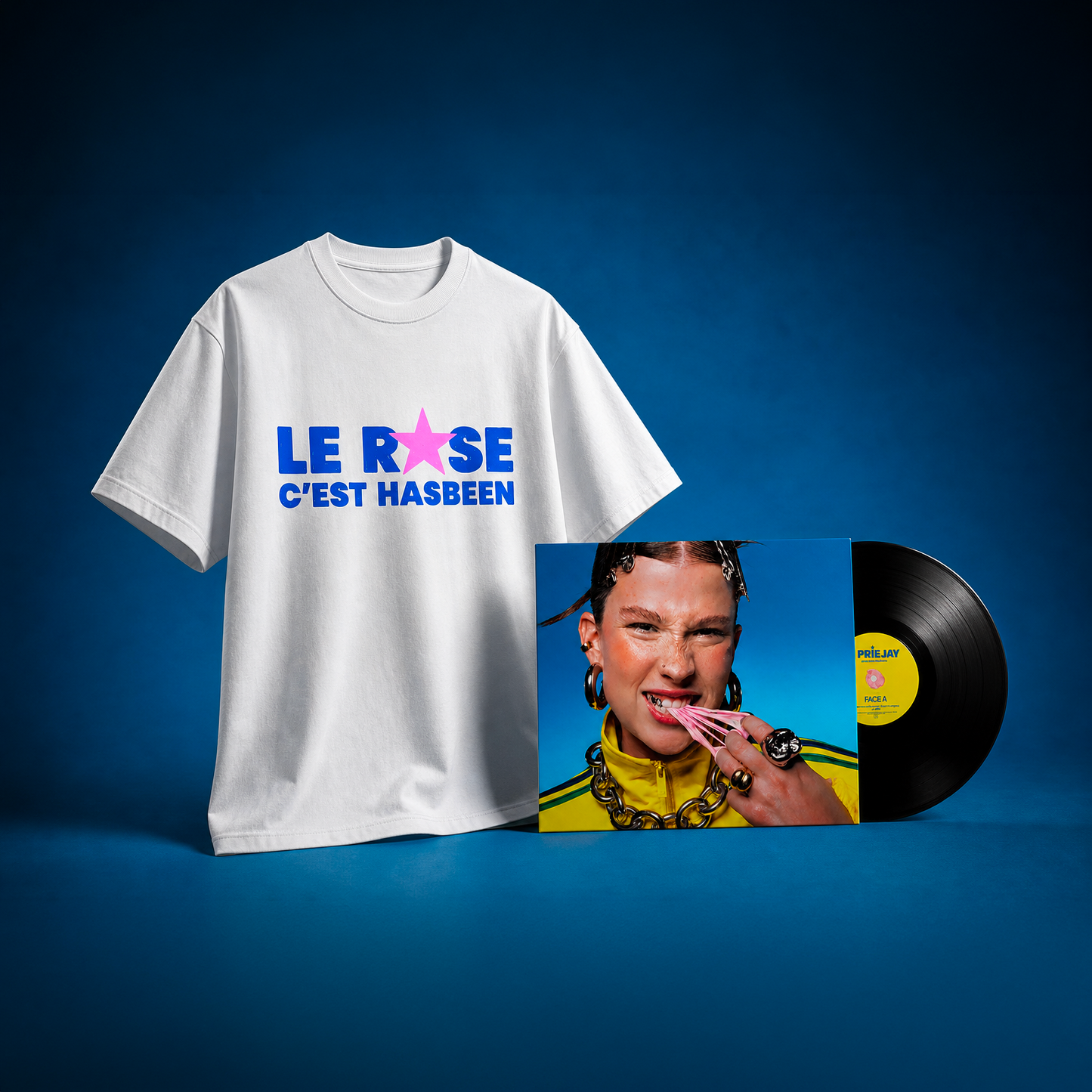 le rose c'est hasbeen - le VINYLE et en plus le TEE SHIRT ! (EXCLU)