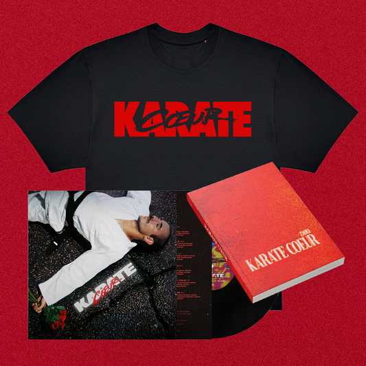 SuperPack "Karaté Coeur" - CD ou Vinyle + Livre + Tshirt Noir